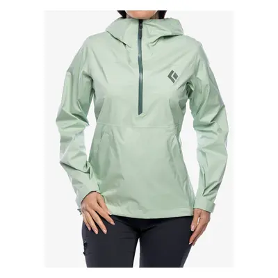 Dámská bunda do deště Black Diamond Stormline Stretch Anorak - foam green