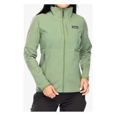 Softshellová bunda dámská Patagonia R2 CrossStrata Jacket - terrain green