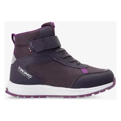 Dívčí obuv Viking Footwear Equip Warm WP 1V - aubergine/purple