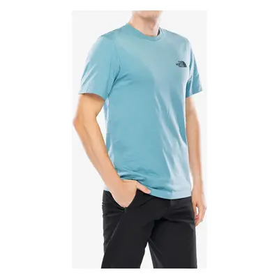 Bavlněné tričko The North Face S/S Simple Dome Tee - algae blue