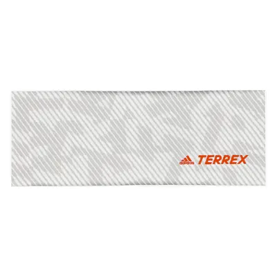 Sportovní čelenka na hlavu adidas TERREX AEROREADY Graphic Headband - white/grey