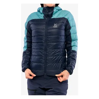 Dámská péřová bunda Haglofs L.I.M Down Hood - tarn blue/frost blue