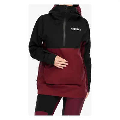 Dámská lyžařská bunda adidas TERREX Xperior 2L Lined RAIN.RDY Anorak - black/shadow red