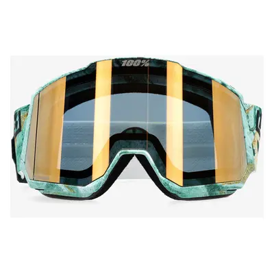 Lyžařské brýle 100% Snowcraft Hiper - fossil express/mirror copper