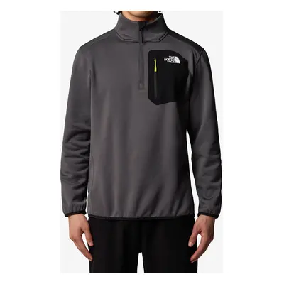 Mikina bez kapuce The North Face Crest 1/4 Zip - anthracite grey/tnf black