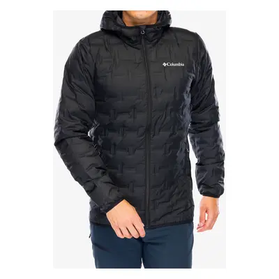 Péřová bunda Columbia Delta Ridge Down Hooded Jacket - black