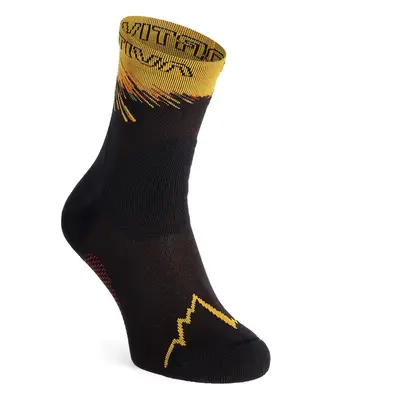 Ponožky na běhání La Sportiva Ultra Running Socks - black/yellow