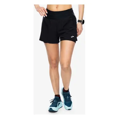 Dámské běžecké kraťasy Brooks High Point 3in 2-in-1 Short 2.0 - black