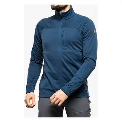 Rozepínací mikina Fjallraven Abisko Lite Fleece Jacket - indigo blue