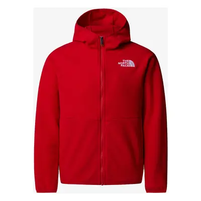 Dětská mikina The North Face Glacier F/Z Hooded Jacket - tnf red