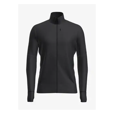 Rozepínací mikina Icebreaker Merino Quantum IV LS Zip - black