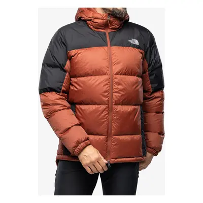 Péřová bunda The North Face Diablo Down Jacket Hoodie - brown/black