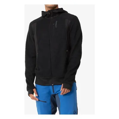 Mikina s kapucí Norrona Falketind Alpha120 Zip Hood - caviar