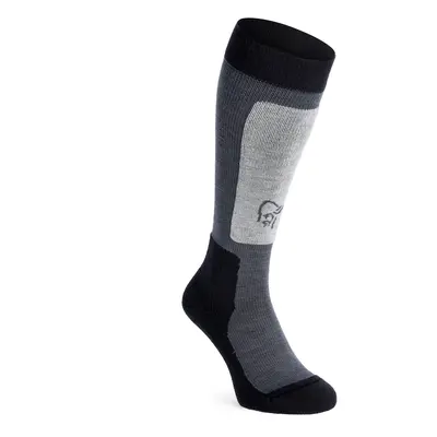 Lyžařské ponožky Norrona Lofoten Mid Weight Merino Socks Long - cool black