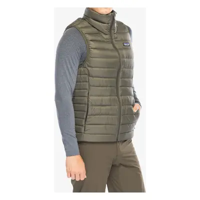 Péřová vesta Patagonia Down Sweater Vest - pine needle green