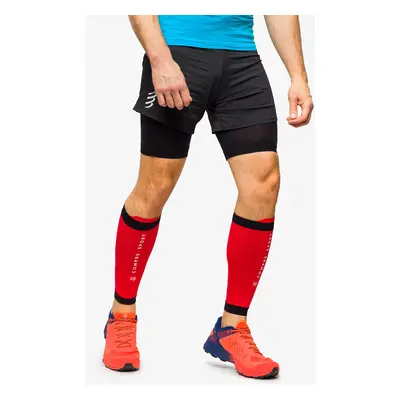 Běžecké nohavice Compressport R2 3.0 - red/black