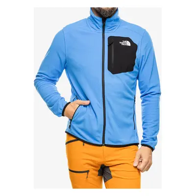 Fleece mikina The North Face Experit Grid Fleece - optic blue/black