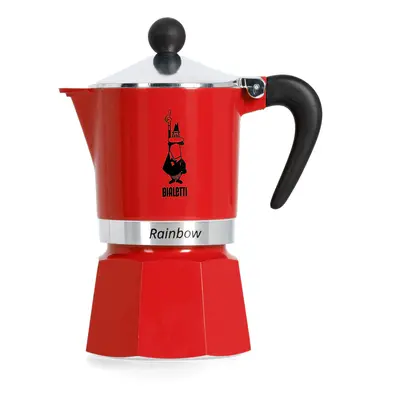 Cestovní kávovar Bialetti Rainbow 3TZ - red