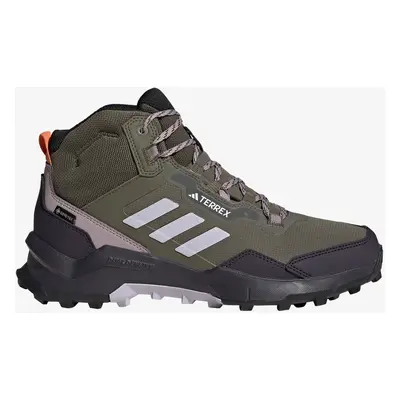 Trekové boty dámské adidas TERREX AX4 Mid GTX - olive stra/silv dawn/prelo fig