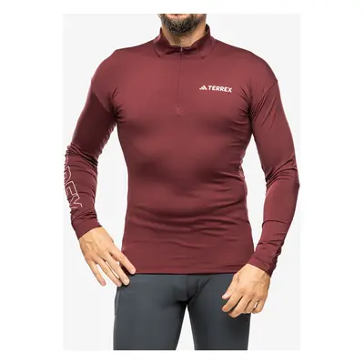 Pánská mikina adidas TERREX Xperior Longsleeve - shadow red