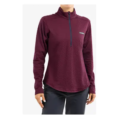 Mikina Columbia Bliss Ascent 1/2 Zip - marionberry