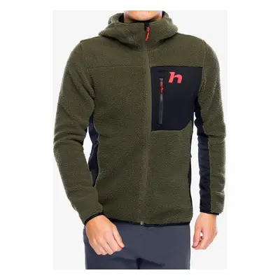 Fleecová bunda Hannah Kodiak Hoody - ivy green/anthracite