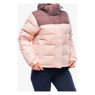 Dámská zimní bunda Columbia Bulo Point II Down Jacket - dusty pink/basalt crinkle