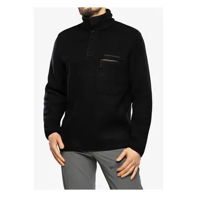 Fleece Peak Performance Fleece Snap T-Neck - black