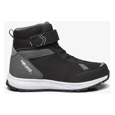 Dětské boty Viking Footwear Equip Warm WP 1V - black/grey