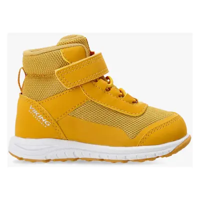 Dětské boty Viking Footwear Knapper Reflex Mid WP 1V - mustard