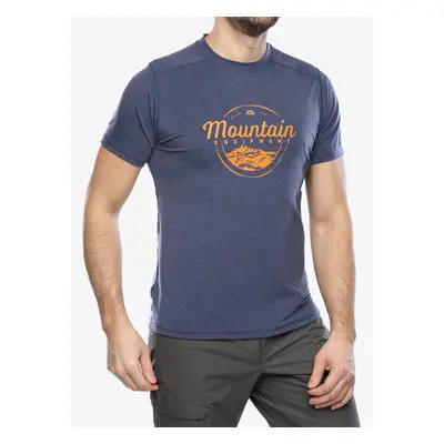 Rychleschnoucí triko Mountain Equipment Headpoint Script Tee - medieval blue