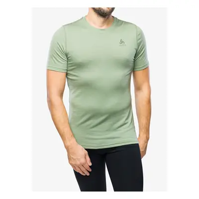 Termotriko Odlo Merino BL Top Crew Neck SS - matte green