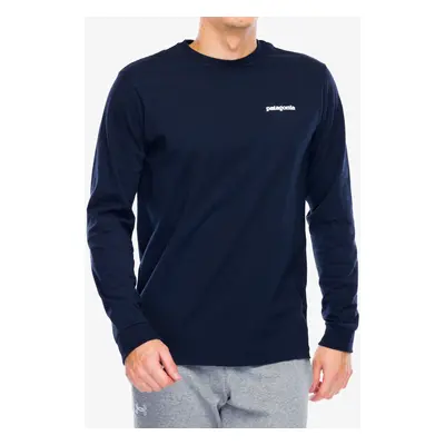 Mikina bez kapuce Patagonia L/S P-6 Logo Responsibili-Tee - new navy