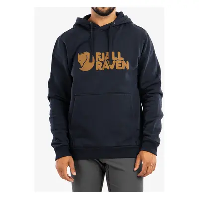 Mikina s kapucí Fjallraven Fjallraven Logo Hoodie - dark navy