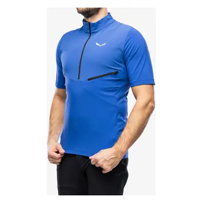 Lezecké tričko Salewa Agner DST Hybrid HZ T-Shirt - elec.