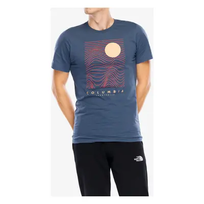 Bavlněné tričko Columbia CSC Seasonal Logo Tee - dark mtn/linear drifts