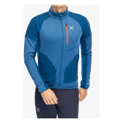 Mikina bez kapuce Montura Thermal Grid Maglia - deep blue/orange