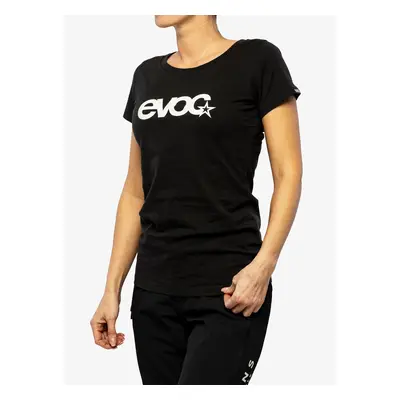 Dámské tričko s potiskem Evoc T-Shirt Logo - black