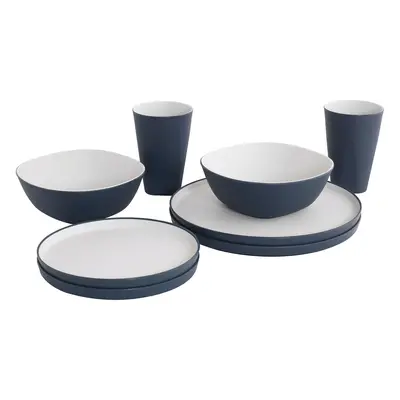 Sada Outwell Gala Person Dinner Set - navy night