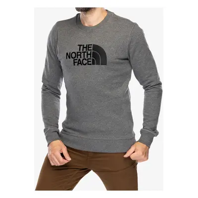 Mikina The North Face Drew Peak Crew - heather grey/black