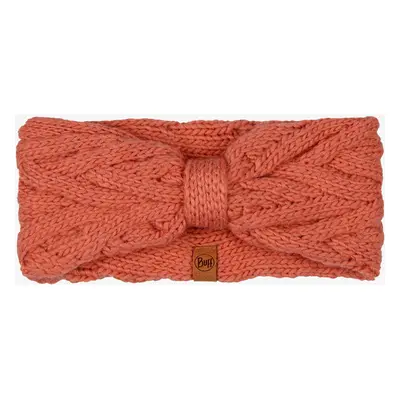 Dámská čelenka na běhání Buff Knitted&Fleece Headband Caryn - crimson