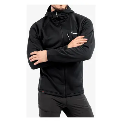 Fleecová mikina Berghaus Carnot Hooded - black/black