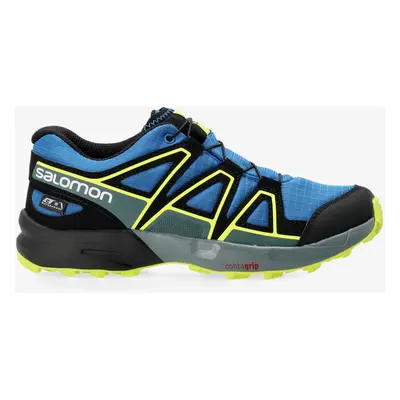 Dětské boty Salomon Speedcross CSWP - nautic blue/black/lime