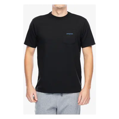 Pánské tričko Patagonia Boardshort Logo Pocket Responsibili-Tee - ink black