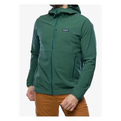 Softshellová bunda Patagonia R1 TechFace Hoody - conifer green