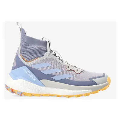 Vysoké turistické boty dámské adidas TERREX Free Hiker - silver dawn/blue/violet