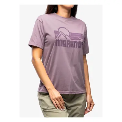 Bavlněné tričko dámské Marmot Coastal Tee SS - hazy purple