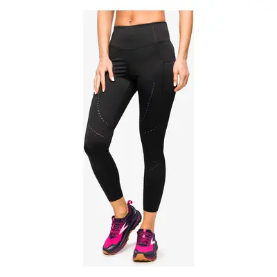 Dámské běžecké legíny Brooks Method 7/8 Tight - black