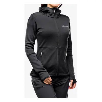 Dámská fleecová mikina Berghaus Fourier Hooded - black/black