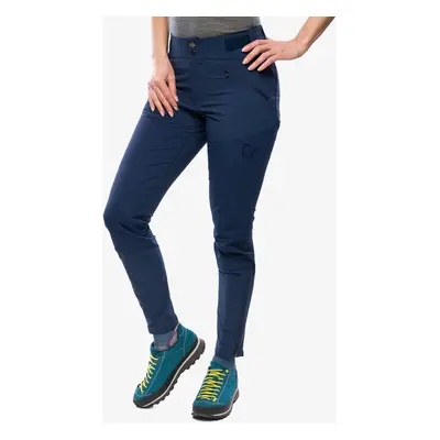 Trekové kalhoty dámské Norrona Falketind Flex1 Rugged Slim Pants - indigo night